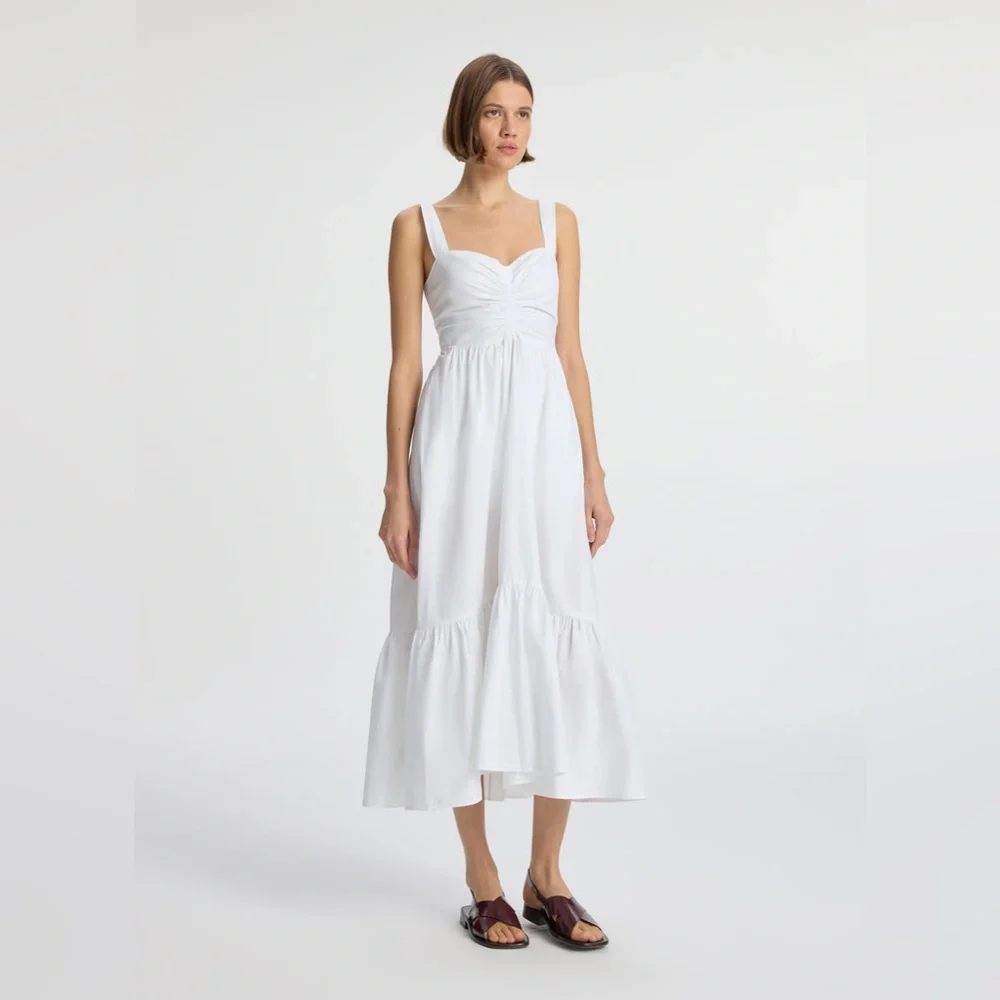 A.L.C Lilah II Cotton Midi Dress, Size 0, BRAND NEW, $495
